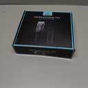 Dog Clippers for Grooming Heavy Thick Hair & Coats, 7500rpm Low Noise Cordless Pet Shaver, Dog Grooming Kit with Paw Trimmer Nail Grinder for Small Large Dogs (Black&white)