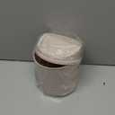 Tiny Trash Can with Swing Lid, Plastic Desktop Mini Waste Can, White