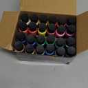 TMOL Acrylic Paint Set, 24 Colors (2 oz/Bottle) with 12 Art Brushes, Art Supplies for Painting Canvas, Wood, Ceramic & Fabric, Rich Pigments Lasting Quality for Beginners, Students & Professional Artist