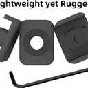 M-LOK Flashlight Pressure Switch Cable Management, 12Pack Black Lightweight Cable Clips, for M-LOK, AR, Rail Accessories