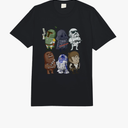 Star Wars Character Doodles Comfort Colors Adult Heavyweight T-shirt 3XL