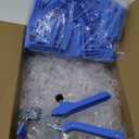 Saker Tile Leveling System 1/8 Inch with Tile Plier, 500pcs Tile Leveler Spacers Clips and 100pcs Reusable Wedges for Wall/Floor Tile Adjustment, Tile Tools Set for Ceramic Tile Stone Installation (1/8 Inch)
