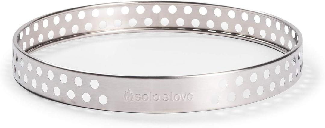 Solo Stove Yukon Stand - Durable 304 Stainless Steel, Heat-Resistant, Portable Elevated Fire Pit Accessory for Safe Use on Decks and Camping - Ideal for Smokeless Fire Pits and Outdoor Fireplaces