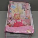 SMILESSKIDDO Baby Doll with Stroller PlaySet - 12 Inch Soft Body Dolls and Accessories Dining Chair, Doll Clothes, Feeding Set for Realistic Pretent Play, Babydoll Care Gift for Toddler Girls 2 3 4 5