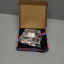 70s Disco Outfits Sequin Jumpsuit for Women, Disco Jumpsuit with Accessories Set for Halloween Cosplay Party  (Large, Black)