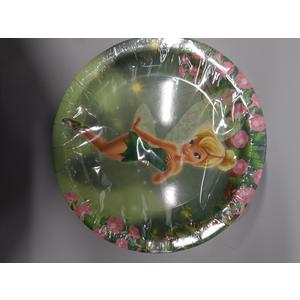 MHkdsai 120 Pcs Fairy Party Supplies 7 Inch 6 styles Fairy Plates Disposable Plates Fairy Party Decorations for Birthday Party Favors, Pack of 2