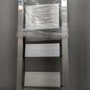 KINGRACK Aluminium 3 Step Ladder, Lightweight Step Stool with Non-Slip Pedals, Handrail, 330 LBS Foldable Step Ladder for Kitchen, Garage, Home, Space Saving, Sturdy and Portable, Black