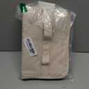 NOL Natural Organic Lifestyle Small Lunch Bag Mini Lunch Box Insulated Lunch Bag for Men/Women Leakproof Cooler Tote Bag Lightweight Nylon Waterproof Lunch Box For Work, Cream (Small (3 Liters))