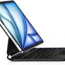 [Upgraded] Keyboard Case for iPad Air 13 inch (M4/2026 /M3 2025/M2, 2024),iPad Pro 12.9 inch (3/4/5/6th Gen)，Easy-Set Magnetic – Floating Cantilever Stand – Backlit Keyboard with Multi-Touch Trackpad