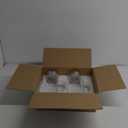 Honeydak 2 Pack 2.5 Liters 85 oz Square Glass Pitcher with Lid and Handle, Glass Water Jars Carafe Jug for Hot/Cold Drinks, Tea, Beverages, Parties and Picnics