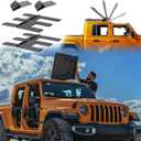 EZ FlipTop JT 4 Dr 2020 & up Jeep Glatiator Hardtop Freedom Top Panels Instant Convertible Every Day in Seconds! Secure, Quiet, Factory-Style Upgrade, Max Speed 100, No Drilling
