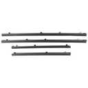 MISIOEK Inner Front & Rear Weatherstrip Window Molding Trim Seal Belt Compatible with 2010-2020 Toyota 4Runner & Lexus GX460, Repalce 68171-60090 68172-60080 68173-60060 68174-60060