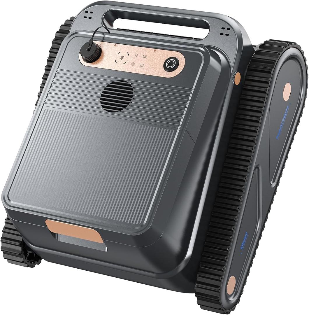 U8 Cordless Robotic Pool Cleaner for Walls & Waterline, Automatically Climbs & Cleans, No Hand-Scrubbing, Auto-Docking, 150min Runtime Pool Vacuum Robot for Inground Pools up to 2600 Sq.ft