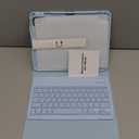 Akkerds for iPad A16 Case with Keyboard - 7 Colors Backlit Keyboard for iPad 10th Generation/iPad Air 11 Inch - Wireless Folio Cover for iPad Air 10.9 Inch/iPad Pro 11 Inch 2022/2021/2020 -SkyBlue