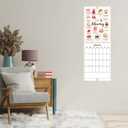 Wall Calendar 2026 Vertical Monthly Wall Calendar 12 Month Hanging Wall Planner8.3" X 11.7 ", Thick Paper, Cute Design (Beige)