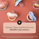 Tommee Tippee Ultimate Fit Pacifiers, 18-36 Months, Extra Air Holes, Symmetrical Nipple and Shield, 100% BPA Free Silicone, Dishwasher and Sterilizer Safe, Blue and Green, Pack of 4