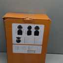 Portable Misting Fan for Outdoor Patio, 20000mAh Rechargeable Battery Operated Camping Mist Fan with 1.6 Gal Water Bucket, Strong Winds Cooling Mister for Outside Sports/Travel/Party/Golf/Tent, Black