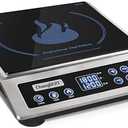 ChangBERT Induction Cooktop NSF Certified Professional Chef Edition Stove, 1800W Commericial Induction Burner with Schott Glass, Large Heating Coil Electric Hot Plate for Restaurant Hotel Food Station