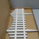 CHICIEVE Garden Fence Border for Decorative Fence Landscape Edging Plastic Flower Grass Lawn Bed Fencing Border, 4 Pcs 24x13 inch