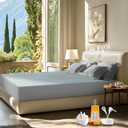 Grounding Sheets,10% Pure Silver Fiber and 90% Ultra Soft Cotton, Grounding Fitted Sheets Earth Connected Bedding for Improved Sleep Pain Relief(Grey,78"x80"x18")