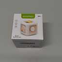 Busy Cube Toy for 1 Year Old Boy, Montessori Toys for 1+ Year Old, Travel Sensory Toys for Toddlers 1-3, Learning Fine Motor Skills| 1st Birthday Gifts 9 12 Months Baby Easter Basket Stuffers (Off-white)