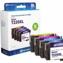 Dataproducts Epson T220XL Black Cyan Magenta Yellow High Capacity Inkjet Cartridges - 4 Pack