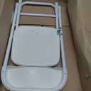 Flash Furniture Kids White Plastic Folding Chair, 1 Pack