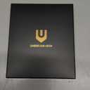 UNBREAKcable Holder for Apple AirTag [Fit Tightly Design] [Easy to Install] [Hold Air Tag Securely] Waterproof TPU Shell Case with All Metal Keychain Key Ring Clip, 4 Pack, Black