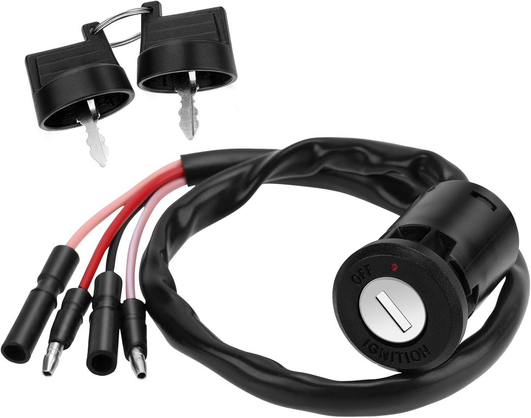 M MATI Ignition Key Switch for Honda FourTrax 300 2x4/4x4 TRX300/TRX300FW 1990-2000 35100-HM5-671
