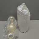 Irenare Unity Candles with Holder for Wedding Ceremony Wedding Decortions Accessories Glass Candle Holder Pillar Candle for Formal Events Church(Elegant)