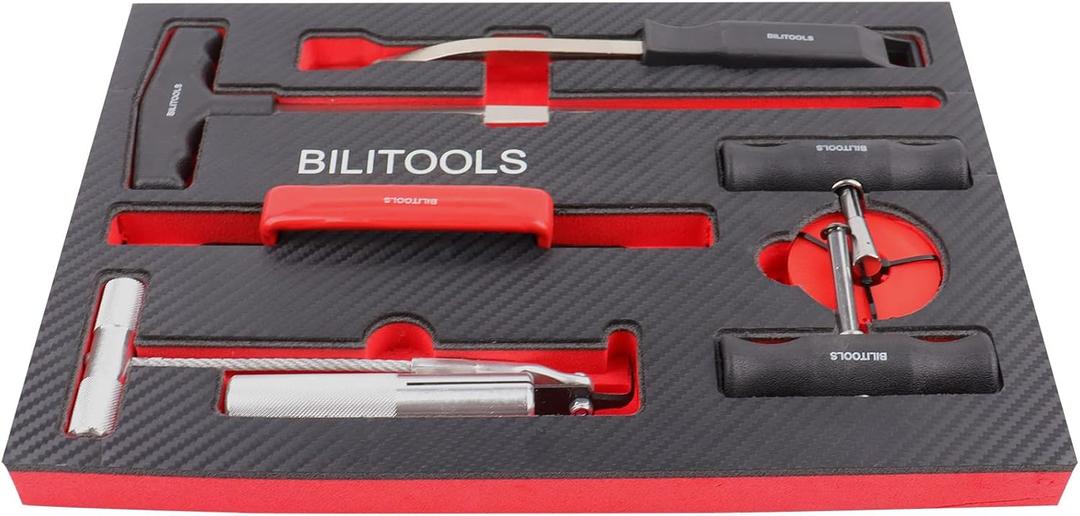 BILITOOLS 7-Piece Windshield Removal Tool Kit for Classic Vintage Car Windscreen Remover Set