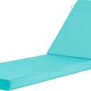 Basic Beyond Chaise Lounge Cushions Outdoor, 3-Layer Waterproof Outdoor Furniture Cushions with Removable Cover and 4 Ties, 72"x21"x3" Patio Lounge Chair Cushions for Outdoor Furniture, Teal