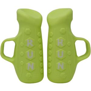 YOUTH Gripped Running Pods Handheld Weights Set Ergonomic with Anti-Slip Silicone Grip for Kids. PERFECT for Youth Sports Training - 2 Pods, 0.5 lbs each