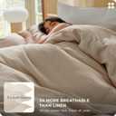Bedsure Muslin Duvet Cover King Size - 100% Cotton 3-Layer Gauze Duvet Cover PureWoven Ultra-Soft & Breathable Bedding Set with Zipper Closure and 8 Corner Ties (Light Brown, King, 104"x90")