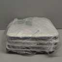 DULLEMELO Set Of 4 Cube Storage Bins, Fabric Storage Basket for Shelves Closet Nursery Toy Storage, 12 Inch Collapsible Fabric Bins for Toy Book Magazine Towel Organizers(4 Pack - 12" White&Black)