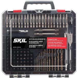 SKIL 120pc Drilling and Screw Driving Bit Set with Bit Grip - SMXS8501
