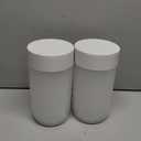 Set of 2 Small Touch Night Table Lamp for Bedroom Bedside Nightstand, Small Spaces Plug in Desk Light for Nursery/Ambient/Kids