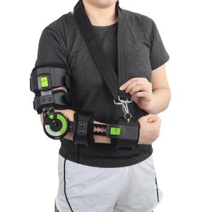 Adjustable Hinged ROM Elbow Brace - Post-Op Stabilizer Splint for Arm Injury Recovery Support After Surgery, Ligament and Tendon Repairs and Dislocation (Right Arm)