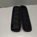 5 slots Hard men's watch travel case, Portable zipper storage organizer box with soft compressible foam pillow to fit large and small watches(Black, 5slot)