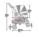 Pet Gear No-Zip Special Edition 3 Wheel Pet Stroller, Northern Lights | Zipperless Entry, Easy One-Hand Fold, Removable Liner, Cup Holder, For Cats/Dogs