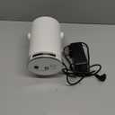 Magcubic 2025 Upgraded Mini Projector 4K Support With WiFi 6 And Bluetooth 5.4, 5w Soundbase Speaker, Portable Projecteur with Auto Vertical Keystone 180 Rotatable Lens Cap for Movie Home HY300Pro+ (Pure White)