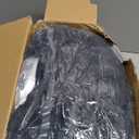 Heated Blanket Throw with 1/2/4/6/8 Hours Auto-Off 10 Heat Level, 50'' * 60'' Cozy Faux Rabbit Fur Bubble Electric Blanket with Overheat Protection(Dark Grey)