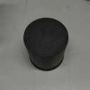 6 Pack Round Bed Risers, 4 Inch Furniture Raising Blocks, Black Lifts with Non-Slip Foam Pads, Heavy Duty Dorm Bed Frame Extenders for Desk Chair, Table Legs, Sofa Couch