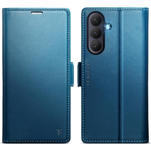 for Samsung Galaxy S26 Plus Case Wallet with RFID Blocking Card Holder, PU Leather Kickstand Protective Flip Phone Cover Fit for Galaxy S26 Plus 6.7", Blue