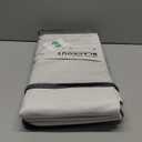 INOVADAY 100% Blackout Curtains 84 Inches Length 2 Panels Set, Back Tab/Rod Pocket Linen Black Out Curtains for Bedroom, Thermal Insulated Window Drapes - Beige, W50 X L84