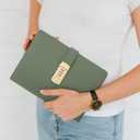 Aesthetic Diary with Lock - Beautiful Leather Journal with Easy to Change Code Lock & Refillable Pages - Quality 8.5x5.6 Planner for Women with Bookmark & Pen Holder to Protect Thoughts & Memories