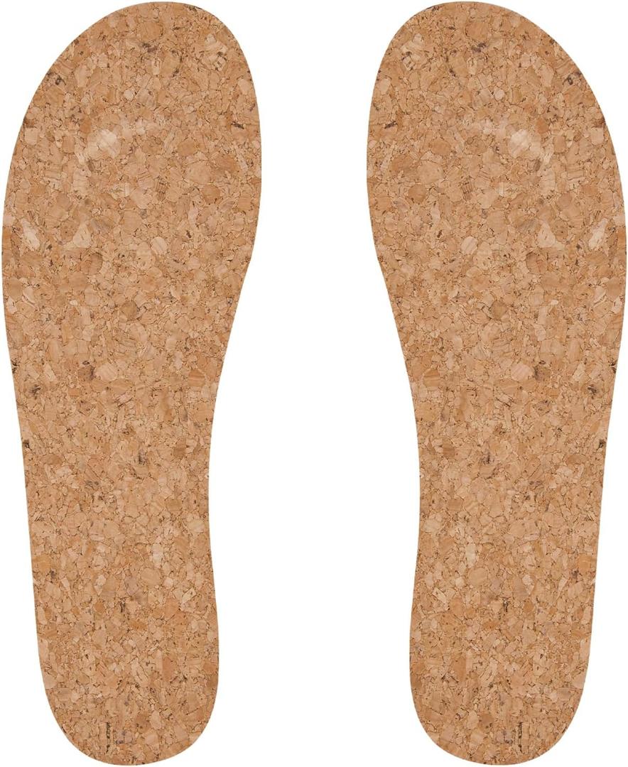Cork Insoles for Hey Dude Men's Wally Shoes Replacement, Footwear Inserts Comfortable & Light-Weight(US Size:M11 / EU Size:44)
