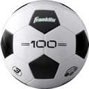 Franklin Sports Soccer Balls - Youth & Adult - Sizes 3 - Single & Bulk Packs - Black & White