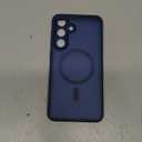 Spigen for Galaxy S25 FE Case, Ultra Hybrid MagFit [Anti-Yellowing] [Compatible with MagSafe] [Fast Wireless Charging], Dark Blue