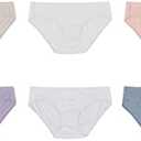Hanes Women's Organic Cotton Panties Pack, ComfortSoft Underwear, 6-Pack (Colors May Vary) Size 7/L